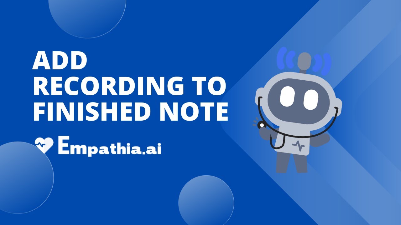 Multiple Patients - Add Additional Recording - Chrome Extension