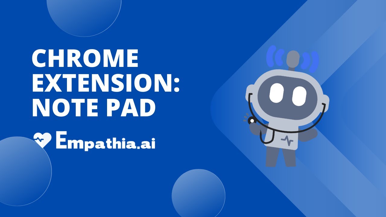 Chrome Extension: Note Pad Feature